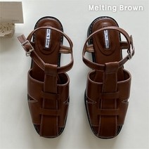 로즈블로썸 멜팅브라운 여성 캐주얼 피셔맨 샌들 2color (8970512)