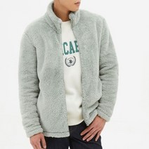 탑텐 22 FW 공용 에코 플러피 플리스 하이넥 집업 점퍼 LGN