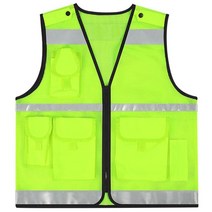 랜더스 작업용 안전 야광 반사조끼 알바원 단체조끼 등산 회사 단체근무복 교회 봉사활동 마트 학교