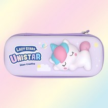 일정문구 레이지스타쪼물스퀴시필통 말랑말랑 촉감 파우치, 유니콘