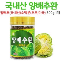 국산 양배추환 국내산 양배추, 1개, 300g