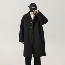 남자코트 트렌치코트 클래식 남자롱코트 데일리 빅사이즈 스타일 따뜻한 아우터 롱자켓 가을겨울