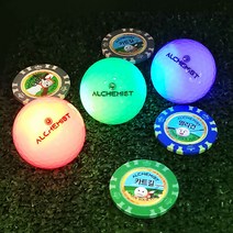 골프게임칩 골프칩 볼마커 폭탄돌리기 라운딩 내기골프 카지노칩 필드게임 골프공 세트, 게임칩 16p