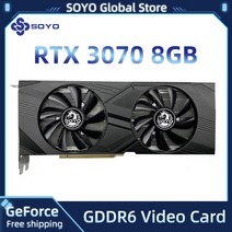 그래픽카드 외장그래픽 SOYO 그래픽 카드 RTX 3060 3060Ti 3070Ti 3080 2060 1660 Super NVIDIA 8G/12G 게, 13 RTX 3070 8GB