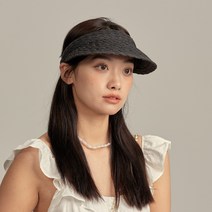 밀짚모자 여자 차양 차단 자외선 차단 여름 레저 통기 휴가 얼굴 가리기 비치 모자 지붕 없다