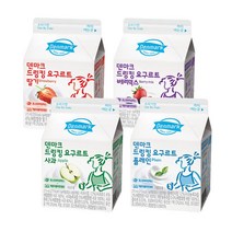 덴마크 드링킹 요구르트 275ml 12개 4종 선택형, 베리믹스 4개, 플레인 4개, 베리믹스 4개