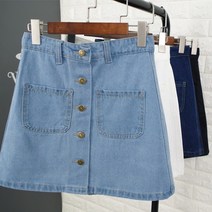 청치마 롱청치마 청치마코디 2022 여름 trf 여성 a 라인 y2k 연필 민 데님
