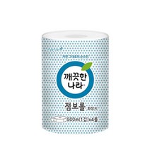 점보롤 점보롤화장지 업소용화장지 1겹/4롤/500m0128EA, 1, 본상품선택