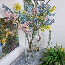 대형 봄봄안개 가지 4color - 인테리어조화, 스카이