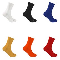 타니스 하프삭스 무봉제양말 워리어 크루 축구 미끄럼방지, 블랙, S 220~240, 1면(바닥면)