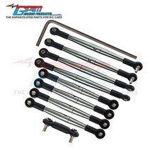 트랙사스서밋 합금 타이로드 세트 TRAXXAS 116 미니 E-REVO 서미트 ERV160 RC 자동차 부품, [02] Dark Gray