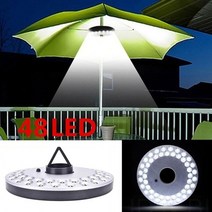 파라솔램프 LED 랜턴 우산 야외 캠핑 비치 텐트 정원, 파라솔램프 BL11244