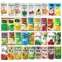 과즙음료 과일주스 캔음료수 작은캔 미니캔 업소용 도매용 프레주 웅진 썬키스트 참맑은 175ml 180ml 30캔 중 택1, 2) 프레주 배 스위트 175ml 30캔