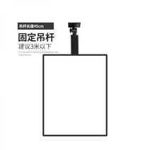 디지털 메뉴판 사이니지 광교용 모니터 전자 웨이팅 기계 휴게소 패스트푸트점, 60x80_04.블랙-세로스크린-고정봉