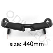 자전거 핸들바 그립 S w oem 도로 핸들 바 맞춤형 1:1 풀 세트 400420440mm 바 벤지 스템 90 110mm sl7 컴퓨터 스탠드 sl7 개스킷 및 커버, Handlebar X 440mm