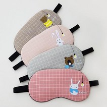 1+1 온 냉찜질 가능한 수면안대 젤팩 꿀잠 불면증 극복 편안한 잠자리 눈피로 캐릭터안대 동물안대 찜질안대 어린이 유아용 성인용 안대