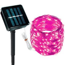 카페 조명 야외 실내 캠핑 태양광 장식용 램프 정원 방수 패어리 화환 스트링 라, Pink+5M 50LED