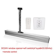 비닐하우스개폐기 지능형 스마트 투야 DC24V 모터 자동 창문 열기 와이파이 스위치 전화 앱 제어 레인 센서 옵션, 4.kit4