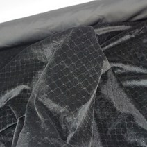 원단대장 벨벳 패턴 광택 스판 다이마루 블랙 네모패턴 의류용