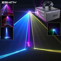 디제잉 기계 장비 DJ eshiny animation rgb laser beam disco stage 조명 빛 패턴 프로젝터 dmx512 dj 댄스 바 휴일 효과 쇼 x2n8, 검은색, 영국 플러그