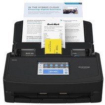 ScanSnap iX1600 무선 또는 USB 고속 클라우드 지원 문서 사진 및 영수증 스캐너 대형 터치 스크린 및 자동 문서 공급기 맥 또는 PC용 화이트, ScanSnap iX1600 Black