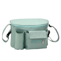 데일리 국민 기저귀가방 누빔 아기 파우치 가방 산모선물 이너백 임산부 아기짐 에코백 신생아 캔버스 크로스백 여행 생활 쌍둥이 기저귀, 잎
