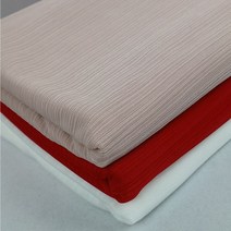 원단대장 폴리스판 플리츠 주름 스판 잔잔한패턴 얇은천 의류용, 3번컬러(살구색)