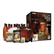 Mr. Beer Complete Beer Making 2 Gallon Starter Kit Premium Gold Edition Brown null, 1, Complete Kit