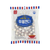 (미야네점빵) 추억의 옛날그맛 마블캔디 270g 1봉지 복숭아맛 돌사탕 십리사탕 후식용