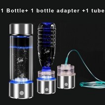 수소수 생성기 정수 알칼리 이온수 전해수기 수소 병 420ml 일본 티타늄 품질 수소가 풍부한 물 컵 이온화 장치 메이커발전기 슈퍼 산화 방지제 orp, 1 세트