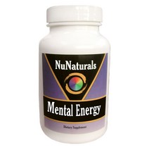 누내츄럴스 NuNaturals 멘탈 에너지 타블렛, 60개입