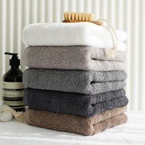 클라우망 호텔수건 40수 코마사 200g 1매, 라이트그레이, 2매