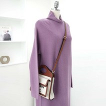 메이 터틀넥 롱 니트 원피스 / 4color