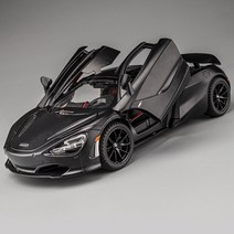 맥라렌 720S 다이캐스트 슈퍼카 미니어처 합금 스포츠카 모형 전시, 1대24 맥라렌 720S 화이트 박스