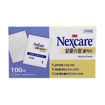3M넥스케어 알콜스왑플러스 100매 일회용 알콜솜, 1개