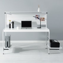 누마 델타C형 게이밍 컴퓨터 책상, 델타C형-1600/화이트