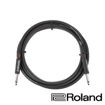 Roland 블랙 시리즈 프로페셔널 악기용 케이블 (1자 커넥터), 3m (RIC-B10)
