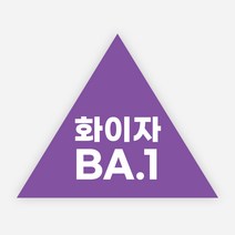 백신 스티커 모더나 2가 화이자 BA1 예방접종 독감, 정삼각40_1000매, 13화이자BA1(삼각)