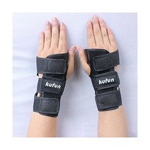 스케이트 보드 보호 장비 세트 무릎 팔꿈치 패드 롱 보드 성인 자전거 인라인 롤러 야외 스포츠, 2pcshand guard black_L(57-78kg