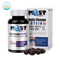 [루테인]노화로 인한 눈건강 모스트 루테인 알파 180캡슐 1통 6개월분 영양제 식약처인증 눈 세포보호 면역력 시각적응 도움 마리골드꽃 멸치유 포도씨추출 비타민A B2 B6 E 아연 베타카로틴