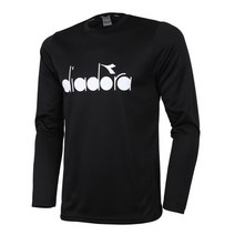[DIADORA] D1393PRL03 BLK 긴팔 티셔츠 (블랙)