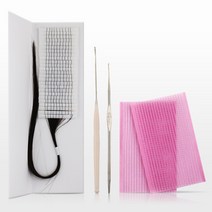 로이엘 헤어증모술 헤어피스 붙임머리 부분가발, 1팩, 03.혼합