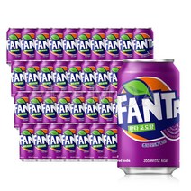 환타 포도 355ml X 24개 과즙탄산/탄산음료/비타민음료/탄산/음료수/음료, 상세페이지 참조, 단품