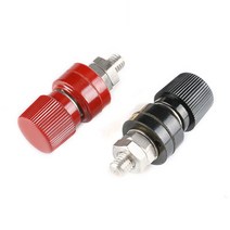 접지터미널 어스단자 바나나잭 구미 전원 8MM 6MM, 블랙단자8mm