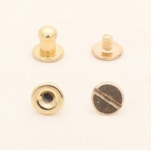 장식 여밈용 솔트레지 4mm/5mm_6종 n 가방부자재 조임나사 팔찌악세사리 여밈단추 조절단추, 5mm 엔틱골드