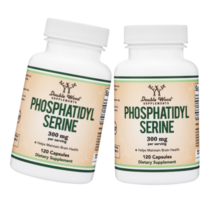 더블우드 서플리먼트 포스파티딜세린 300mg 120캡슐 Phosphatidylserine, 2개, 120정, 120정