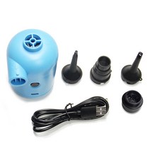 수중 수영장에 대 한 새로운 USB 전기 공기 펌프 매트리스 풍선 보트 침대 인플레이션 3 노즐 마이크로, 한개옵션0