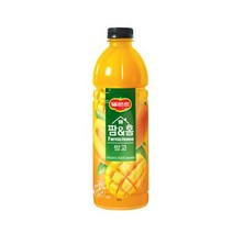 칠성 탕비실 손님대접 가족간식 델몬트 팜앤홈망고 주스 과즙음료 과일주스 생과일 1.2L 6개, 24세트