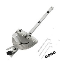 호환 테이블쏘 부품 알루미늄 파일 울타리 및 목공 t-슬롯 슬라이딩 브래킷 커넥터 라우터톱 테이블 연귀 게이지 t-슬롯 연귀 트랙 지그, 마이터 게이지 b