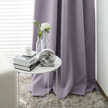 파라다이스홈 3중풀달 암막 커튼 바이올렛
